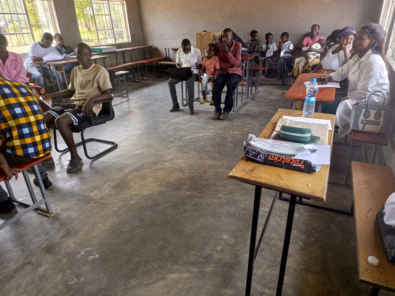 A classroom session in progress